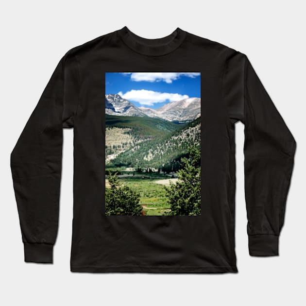 Rocky Mountain High, Wyoming Long Sleeve T-Shirt by heidiannemorris